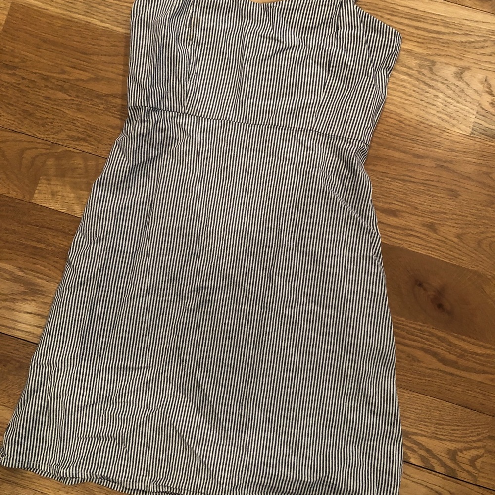Brandy Melville Blue, White strap mini dress.  One size fits small.